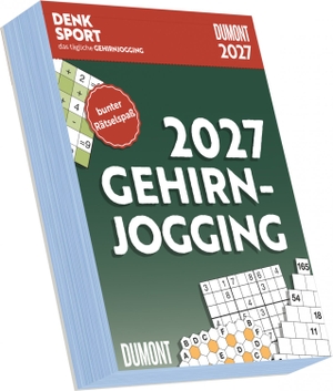 Neumann Verlage GmbH & Co KG (Hrsg.). Gehirnjogging 2027 - Tagesabreißkalender 18x15,9 cm mit 313 Seiten für Knobelfreunde und Rätselfans. Neumann Verlage GmbH & Co, 2026.