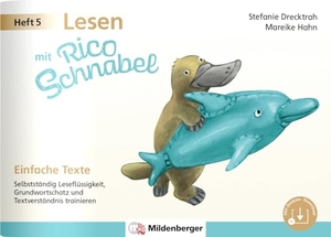 Drecktrah, Stefanie / Mareike Hahn. Lesen mit Rico Schnabel, Heft 5: Einfache Texte - Selbstständig Leseflüssigkeit, Grundwortschatz und Textverständnis trainieren. Mildenberger Verlag GmbH, 2025.