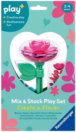 Play+ Blumen Steck- und Spiel-Set: Kleiner Blütenzauber rot - ab 2 Jahre. Ravensburger Spieleverlag, 2026.