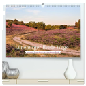 Lüneburger Heide Wege (hochwertiger Premium Wandkalender 2025 DIN A2 quer), Kunstdruck in Hochglanz