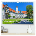 Romantisches Augsburg (hochwertiger Premium Wandkalender 2024 DIN A2 quer), Kunstdruck in Hochglanz