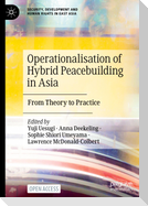 Operationalisation of Hybrid Peacebuilding in Asia