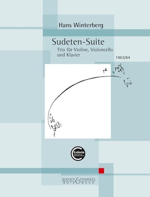 Sudeten-Suite - 'Erinnerungen an die Sudeten'. Klaviertrio. Partitur und Stimmen.. Boosey + Hawkes, 2024.