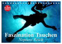 Faszination Tauchen. Neptuns Reich (Tischkalender 2024 DIN A5 quer), CALVENDO Monatskalender