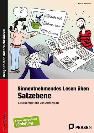 Wemmer, Katrin. Sinnentnehmendes Lesen üben: Satzebene - Lesekompetenz von Anfang an. 2. - 4. Klasse Förderschule. Persen Verlag i.d. AAP, 2009.
