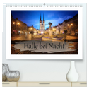 Halle bei Nacht (hochwertiger Premium Wandkalender 2025 DIN A2 quer), Kunstdruck in Hochglanz