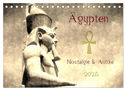 Ägypten Nostalgie & Antike 2025 (Tischkalender 2025 DIN A5 quer), CALVENDO Monatskalender