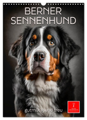 Berner Sennenhund - gutmütig und treu (Wandkalender 2024 DIN A3 hoch), CALVENDO Monatskalender