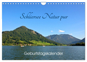 Schliersee Natur pur (Wandkalender 2024 DIN A4 quer), CALVENDO Monatskalender