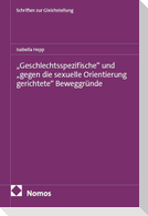 "Geschlechtsspezifische" und "gegen die sexuelle Orientierung gerichtete" Beweggründe