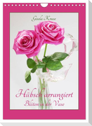 Hübsch arrangiert Blüten in der Vase (Wandkalender 2024 DIN A4 hoch), CALVENDO Monatskalender