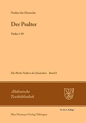 Tax, Petrus W. (Hrsg.). Der Psalter - Psalm 1-50. De Gruyter, 1979.