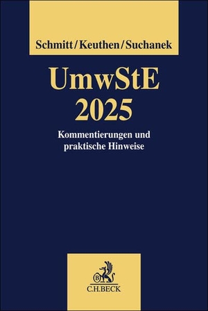 Schmitt, Joachim / Markus Keuthen et al (Hrsg.). Umwandlungssteuererlass 2025. UmwStE 2025 - Kommentierungen und praktische Hinweise. C.H. Beck, 2026.