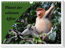 Planet der seltenen Affen (Wandkalender 2024 DIN A4 quer), CALVENDO Monatskalender