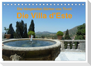 Die hängenden Gärten von Tivoli - Die Villa d'Este (Tischkalender 2024 DIN A5 quer), CALVENDO Monatskalender
