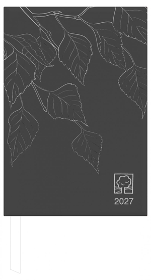 Neumann Verlage GmbH & Co KG (Hrsg.). Wochenbuch Blauer Engel anthrazit 1W/2S 2027 - Wochenplaner 15x21 cm mit 1 Woche auf 2 Seiten, Blauer Engel zertifiziert, Zeiteinteilung 7-22 Uhr & 4-sprachigem Kalendarium für Arbeit. Neumann Verlage GmbH & Co, 2026.