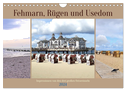 Fehmarn, Rügen und Usedom - Impressionen von den drei großen Ostseeinseln (Wandkalender 2024 DIN A4 quer), CALVENDO Monatskalender
