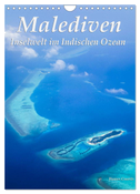 Malediven - Inselwelt im Indischen Ozean (Wandkalender 2024 DIN A4 hoch), CALVENDO Monatskalender