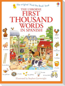 First Thousand Words in Spanish
