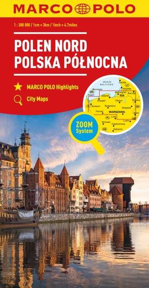 MARCO POLO Regionalkarte Polen Nord 1:300.000. Mairdumont, 2023.