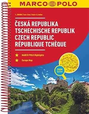 MARCO POLO ReiseAtlas Tschechische Republik 1:200 000 - Europa 1:4 500 000. Mairdumont, 2019.