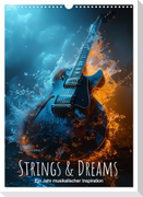 Strings & Dreams: Ein Jahr musikalischer Inspiration (Wandkalender 2025 DIN A3 hoch), CALVENDO Monatskalender
