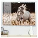 Pferde - Spiegel deiner Seele (hochwertiger Premium Wandkalender 2025 DIN A2 quer), Kunstdruck in Hochglanz