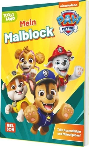 PAW Patrol Kindergartenheft: Mein Malblock - Tolle Ausmalbilder und Malaufgaben!. Nelson Verlag, 2025.