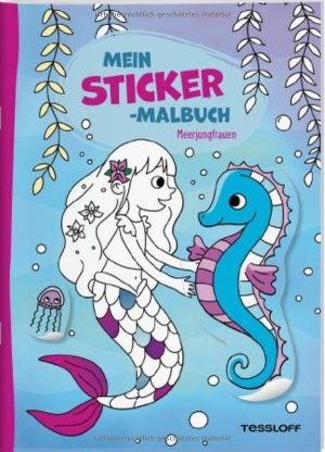 Mein Sticker-Malbuch. Meerjungfrauen - Mit 30 passgenauen Stickern. Tessloff Verlag, 2026.
