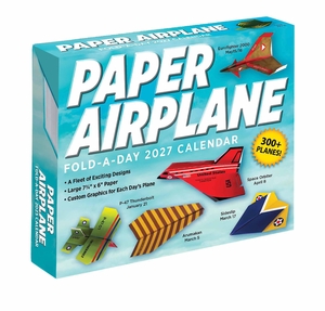 Andrews, McMeel. Paper Airplane Fold-a-Day - Papierflieger-Faltvorlage für jeden Tag 2027 - Original Andrews McMeel-Tagesabreißkalender [Kalendar]. Browntrout Verlags GmbH, 2026.