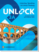 Unlock Level 3a Listening, Speaking and Critical Thinking Student's Book with Digital Pack