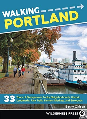 Ohlsen, Becky. Walking Portland - 33 Tours of Stumptown's Funky Neighborhoods, Historic Landmarks, Park Trails, Farmers Markets, and Brewpubs. Wilderness Press, 2019.