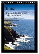 Irland - Romantische Plätze auf der Grünen Insel (Tischkalender 2025 DIN A5 hoch), CALVENDO Monatskalender
