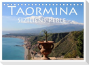 Taormina Siziliens Perle (Tischkalender 2024 DIN A5 quer), CALVENDO Monatskalender