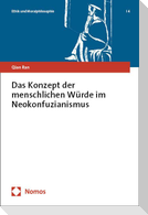 Das Konzept der menschlichen Würde im Neokonfuzianismus