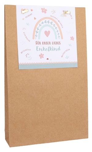 Wundertüte "Für unser liebes Enkelkind" - Liebevoll gefüllte Überraschungstüte mit Regenbogen-Anhänger und Gebetsbuch. Christliches Geschenk für Jungen & Mädchen. Butzon & Bercker, 2026.
