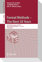 Formal Methods ¿ The Next 30 Years