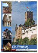 Die Wartburg - Weltkulturerbe in Thüringen (Wandkalender 2024 DIN A3 hoch), CALVENDO Monatskalender