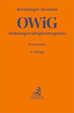 Bohnert, Joachim / Krenberger, Benjamin et al. Ordnungswidrigkeitengesetz. OWiG - Kommentar. C.H. Beck, 2026.