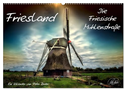 Friesland - Die Friesische Mühlenstraße (Wandkalender 2025 DIN A2 quer), CALVENDO Monatskalender