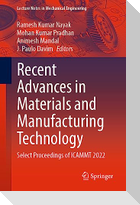 Recent Advances in Materials and Manufacturing Technology