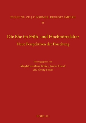 Berkes, Magdalena-Maria / Jasmin Hauck et al (Hrsg.). Die Ehe im Früh- und Hochmittelalter - Neue Perspektiven der Forschung. Böhlau-Verlag GmbH, 2026.