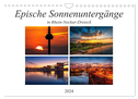 Epische Sonnenuntergänge im Rhein-Neckar-Kreis (Wandkalender 2024 DIN A4 quer), CALVENDO Monatskalender