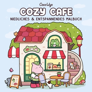 Wyo, Coco. Cozy Cafe - Malbuch für Erwachsene, Teenager und Kinder (Cozy Spaces Coloring). Adrian Wimmelbuchverlag, 2026.