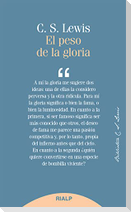 El peso de la gloria