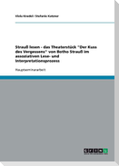 Strauß lesen - das Theaterstück "Der Kuss des Vergessens" von Botho Strauß im assoziativen Lese- und Interpretationsprozess