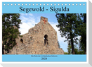 Segewold - Sigulda - Perle der Livländischen Schweiz (Tischkalender 2024 DIN A5 quer), CALVENDO Monatskalender