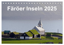 Färöer Inseln 2025 (Tischkalender 2025 DIN A5 quer), CALVENDO Monatskalender