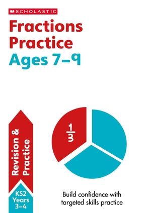 Hollin, Paul. Fractions Practice Ages 7-9. Scholastic, 2025.