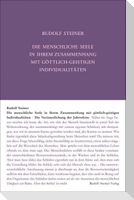 Die menschliche Seele in ihrem Zusammenhang mit göttlich-geistigen Individualitäten